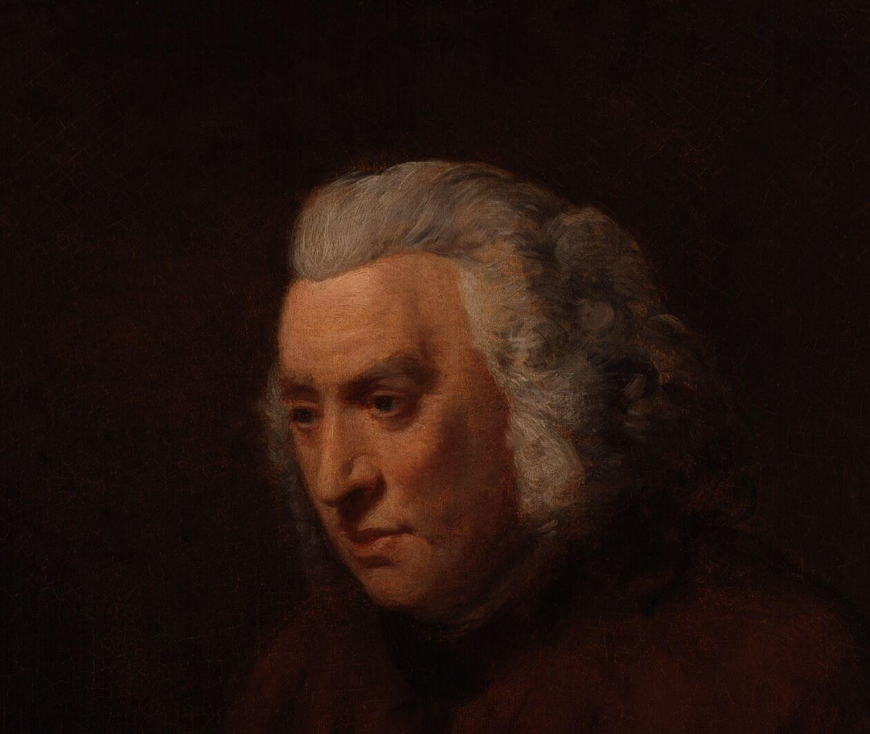 Portrait of Samuel Johnson after John Opie, from the National Portrait Gallery (NPG 1302)